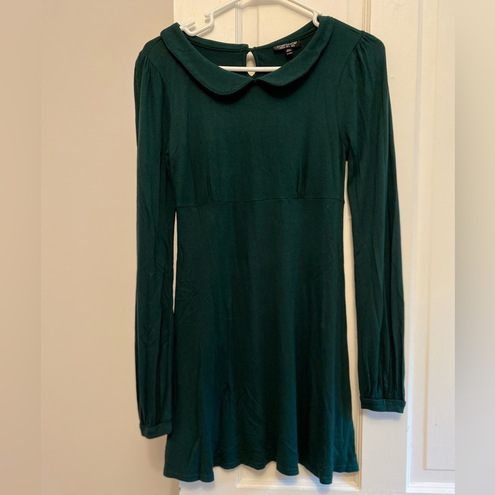 Topshop short dress long sleeves